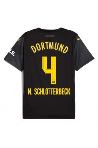 Fotbalové Dres Borussia Dortmund Nico Schlotterbeck #4 Venkovní Oblečení 2024-25 Krátký Rukáv